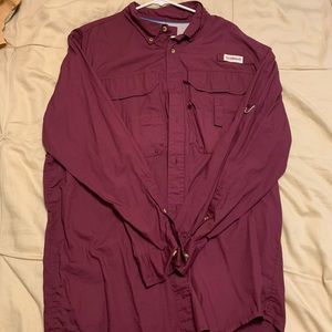 Magellan Long Sleeve Botton Down Fishing Shirt
